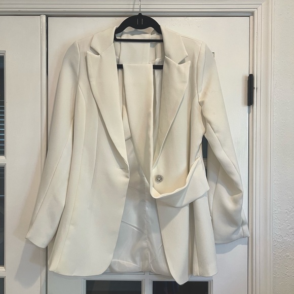Jackets & Blazers - Custom made white Blazer